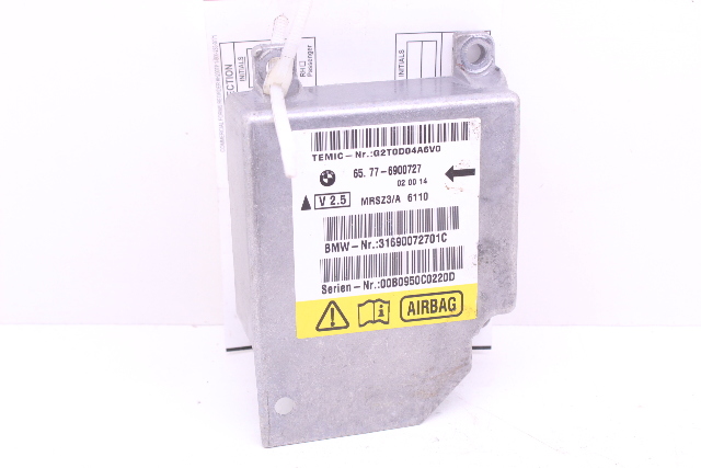 BMW 525i 528i 530i 540i 740i 750i M5 X5 Z8 SRS Control Module 6900727 OEM