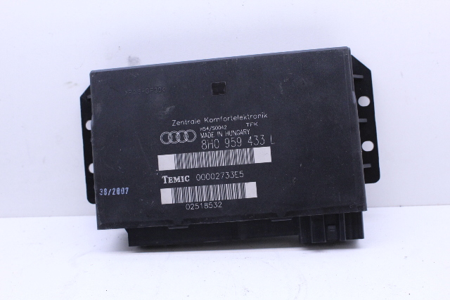 2005 2006 2007 2008 Audi A4 S4 Cabriolet Comfort Control Control Module CCM 8H0959433L OEM