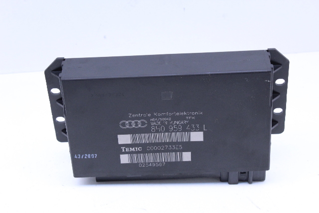 2005 2006 2007 2008 Audi A4 S4 Cabriolet Comfort Control Control Module CCM 8H0959433L OEM