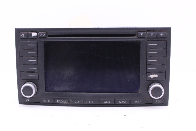 2004-2005 Volkswagen Touareg AM FM Radio Navigation Unit 7L6035191B OEM