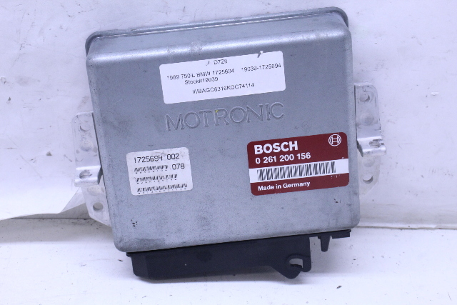 1988-1990 BMW 750iL E32 Engine Computer Module ECU ECM DME OEM