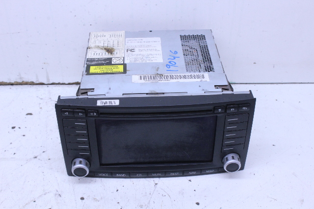 2006 2007 Volkswagen Touareg Radio CD Player Navigation Display Screen 7L6035191S OEM
