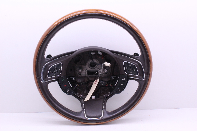 2012 Jaguar XJL Leather / Wood Combo Steering Wheel OEM