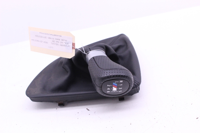 2010 BMW 135i E82 3.0L Manual Transmission Gear Shift Knob and Boot OEM