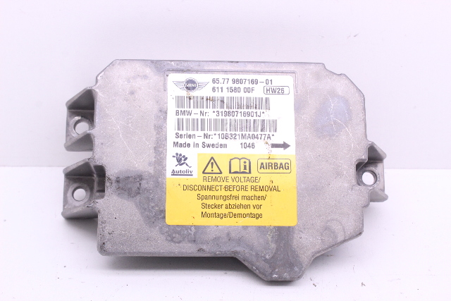 2011 Mini Cooper Clubman Countryman Air Bag Control Module OEM