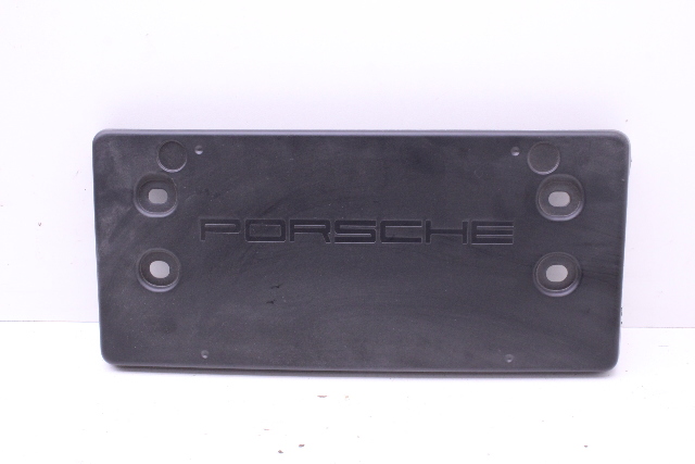 2011-2016 Porsche Cayenne Front Bumper License Plate Holder Bracket OEM