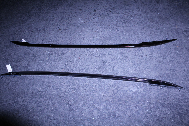 2011-2018 Porsche Cayenne Roof Rail Moulding Pair - Dark Blue Metallic OEM