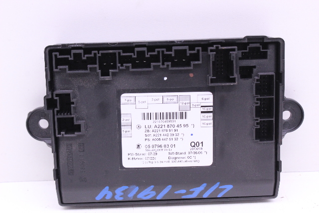 2008-2009 Mercedes S63 Driver Left Front Door Control Module OEM