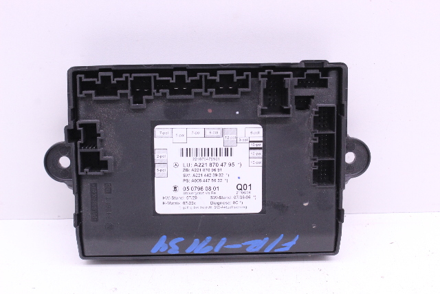 2009 Mercedes Benz S63 Front Right Door Control Module OEM