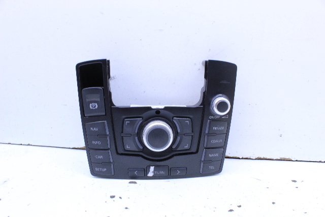 2008 Audi S6 Multimedia Radio MMI Control Switch Bank 4F1919611N OEM