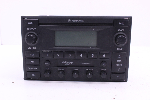 Volkswagen Golf GTI Jetta Passat AM FM Radio Tuner CD Cassette Player 1JM035157P OEM