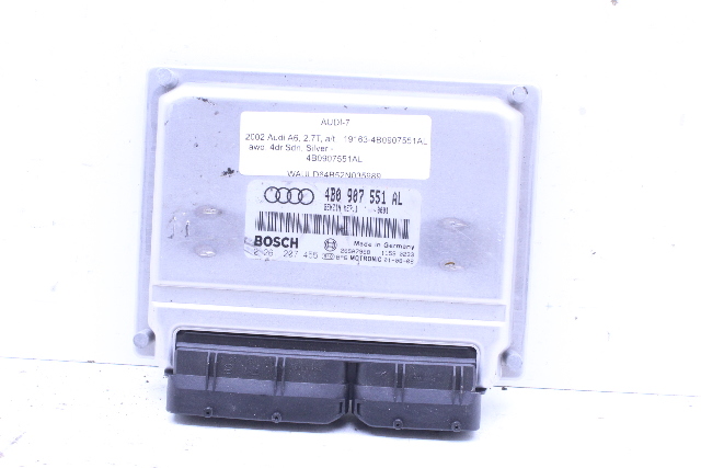 2002 Audi A6 Engine Computer Module ECU ECM DME 4B0907551AL OEM