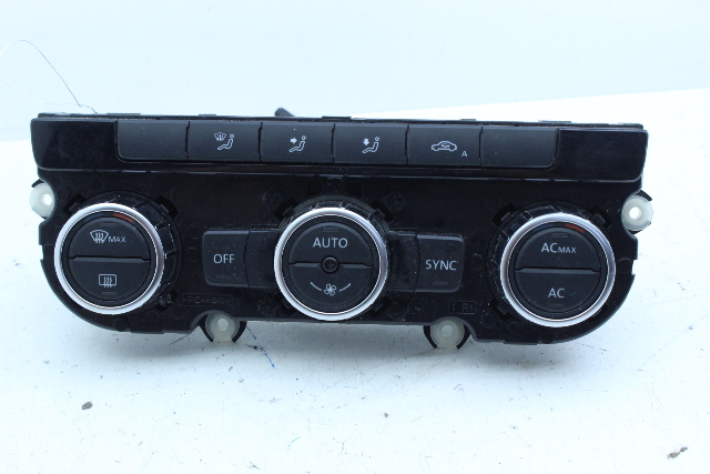 2012 Volkswagen Passat Dual Zone Climate Temperature Control Panel OEM