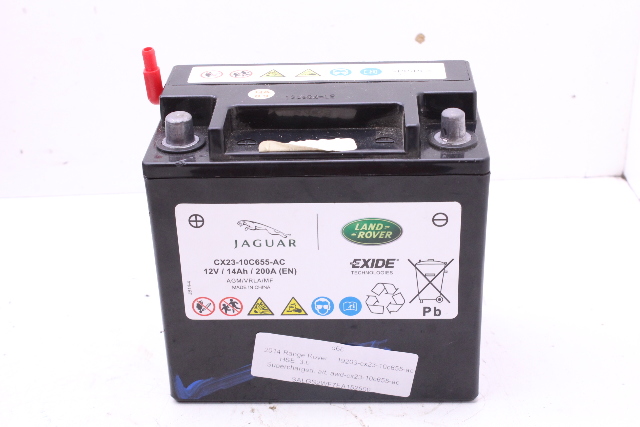 2014-2017 Range Rover HSE 3.0 Auxiliary Starter Battery CX23-10C655-AC OEM