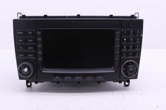 2006 Mercedes Benz CLK350 CLK55 CLK500 W209 Navigation Radio Receiver Display A2098700789 OEM