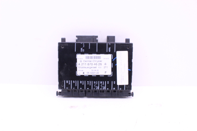 2006 Mercedes CLK350 W209 Front Driver Left Memory Seat Control Module A2118704626 OEM