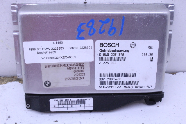 1997 1998 1999 BMW M3 E36 Transmission Control Module TCU TCM OEM