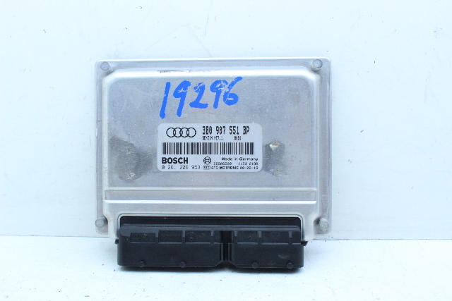 2001 Audi A4 2.8L Engine Computer Module ECU ECM DME 3B0907551BP OEM