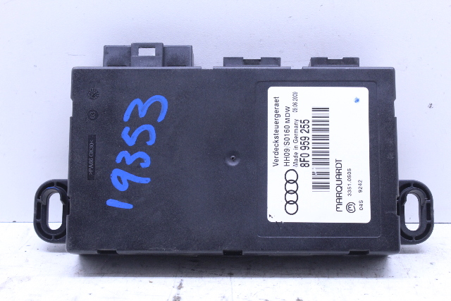 2010-2017 Audi A5 S5 Convertible Roof Control Module 8F0959255 OEM