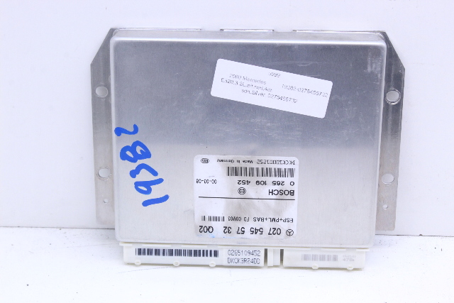 1999-2002 Mercedes Benz E320 E430 E55 ABS Stability Control Module 0275455732 OEM