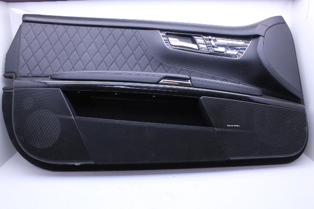 2008-2013 Mercedes Benz CL65 AMG Left Door Panel Diamond Stitched W216