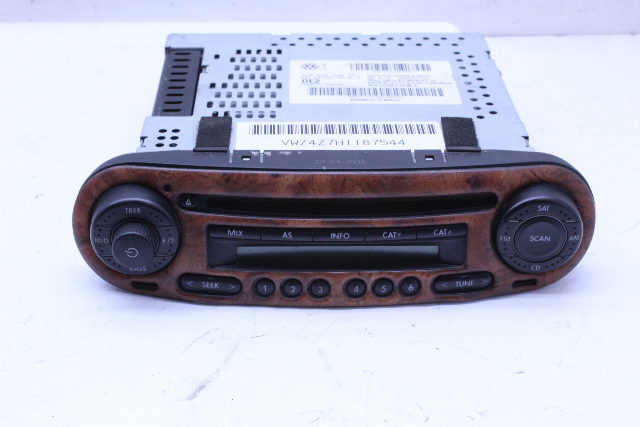 2008 Volkswagen Beetle AM FM Radio Stereo CD Tuner 1C0035196CT OEM