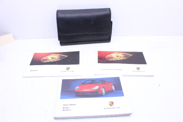 2000 Porsche Boxster S Owners Manual and Case OEM