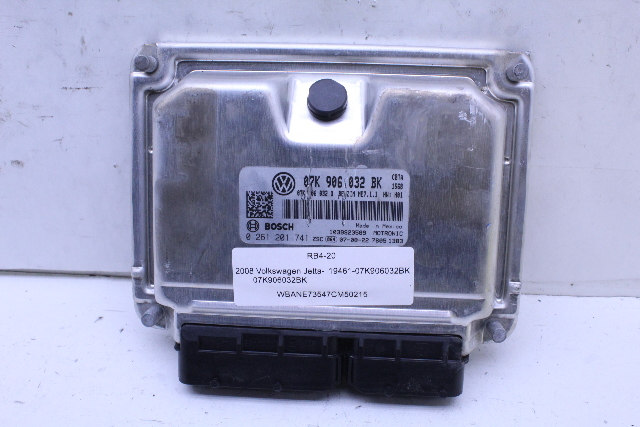 2008 Volkswagen Jetta Engine Computer Module ECU ECM DME 07K906032BK