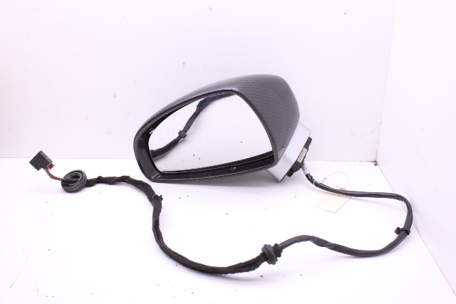 2010-2014 Audi R8 Door Mirror Carbon Fiber Left Small Scuffs 420857501 OEM