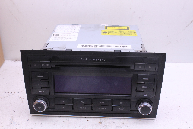 2006 2007 2008 Audi A4 AM FM Symphony Radio Receiver Head Unit 8E0035195AC OEM