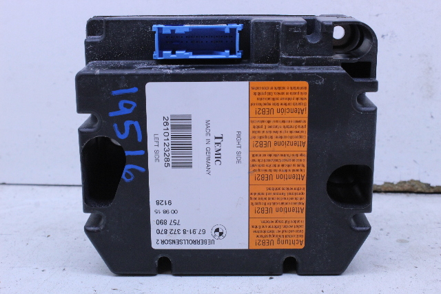 BMW Roll Over Protection Sensor Module 67918372870 OEM