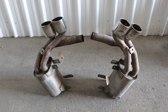 2005-2008 Porsche 911 997 Borla Muffler Exhaust Pair Set Damaged Damaged
