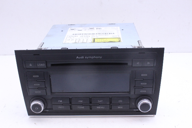 2006-2008 Audi A4 AM FM Symphony Radio Receiver Head Unit 8E0035195 OEM