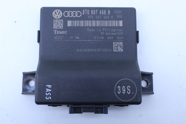 2009 2010 2011 2012 Audi A4 Gateway Control Module 8T0907468H OEM