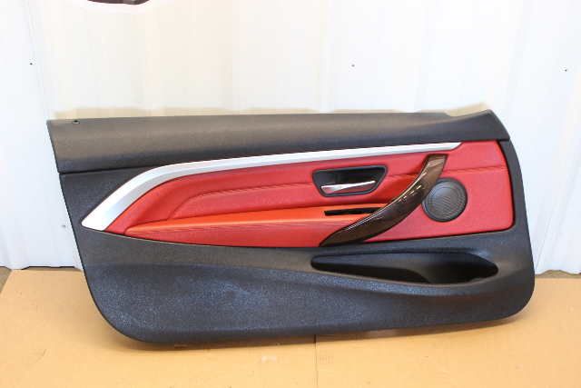 2014 2015 2016 BMW 435i Coupe Left Door Panel Red Driver See Pics