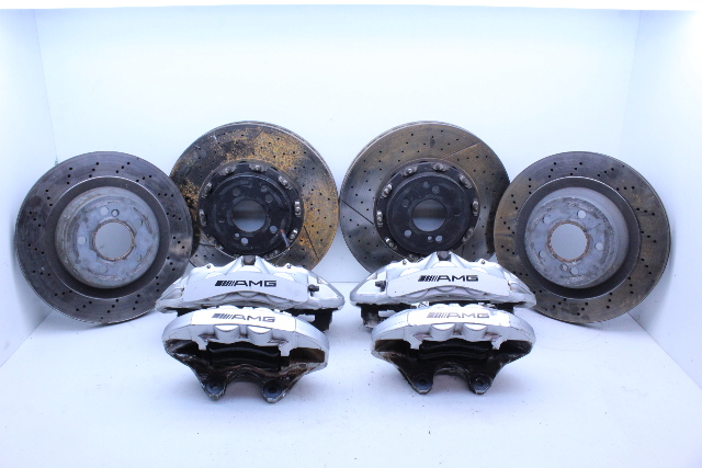 2007 2008 2009 Mercedes Benz E63 AMG Front Rear Brake Caliper Set Brembo w211 OEM