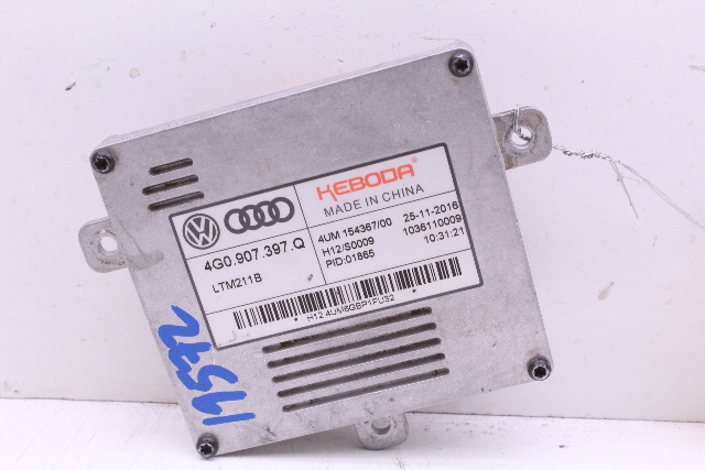 2018 Audi Q3 LED Headlight Ballast Control Module OEM