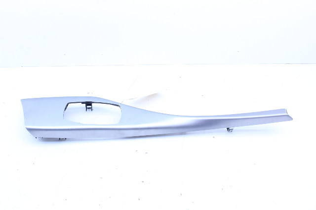 2014-2016 BMW 228i F22 Center Console Trim Bezel 51169207267 Brushed Aluminum OEM