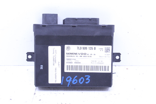 2007 Volkswagen Touareg Keyless Entry Control Module - 7L0909135B OEM