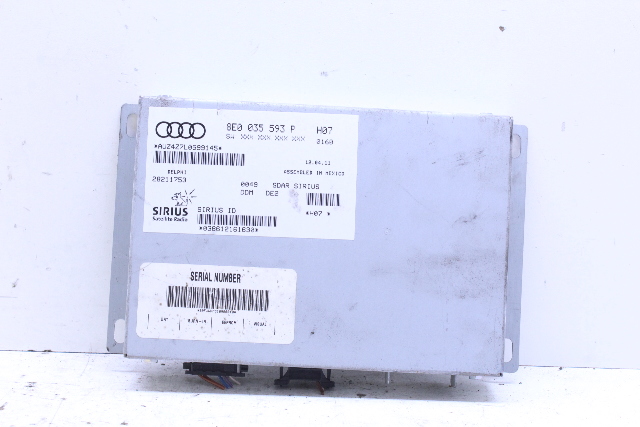 2010-2012 Audi A3 R8 Sirius Satellite Radio Receiver OEM