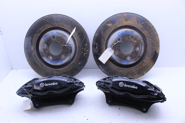 2007-2012 Ford Mustang GT 500 Front Brake Caliper Rotor Pair Calipers Brembo OEM