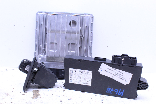 2007 BMW 335i Engine Computer ECU DME Ignition Key Immobilizer CAS EWS OEM