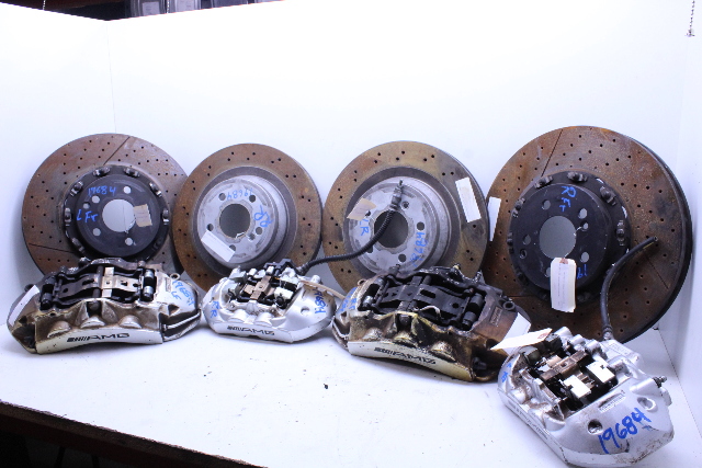 2007 2008 2009 Mercedes Benz E63 AMG Front Rear Brake Caliper Set Brembo w211 OEM