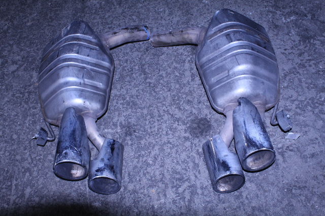 2007 2008 2009 Mercedes E63 AMG W211 Muffler Left Right Pair Exhaust Tips Mufflers OEM
