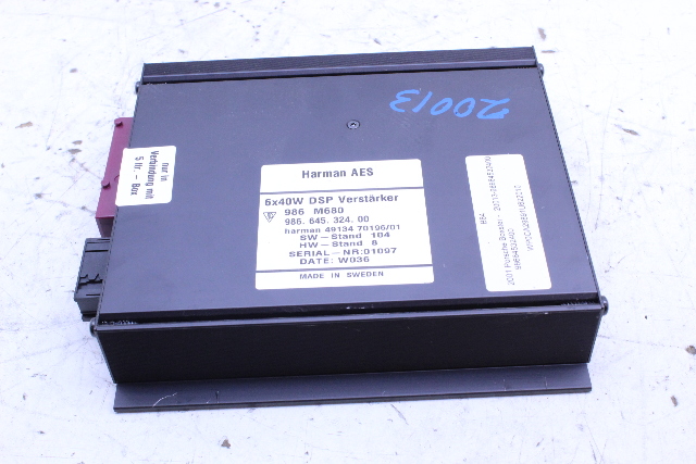 2001 Porsche Boxster 986 Amp Amplifier - 98664532400 OEM
