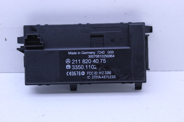 2008 Mercedes Benz E63 211 Type Keyless Go Entry Module - 2118204075 OEM
