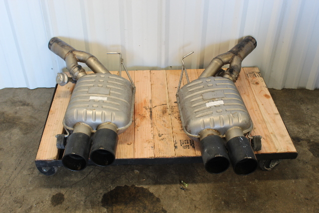 2013 2014 2015 2016 BMW M5 Eisenmann Muffler Exhaust System Sport Black Tips OEM