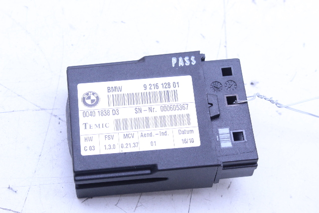 2011 BMW M3 LCPA Seat Belt Control Module - 61359216128 OEM