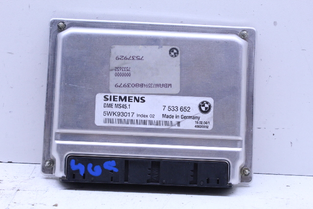 2004 2005 BMW 530i Engine Computer Module ECU ECM DME OEM