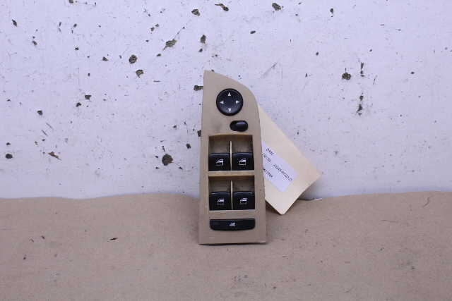 2006-2011 BMW 328i 335i M3 Sedan Front Power Window Switch Left Driver Master - 61319132131 OEM